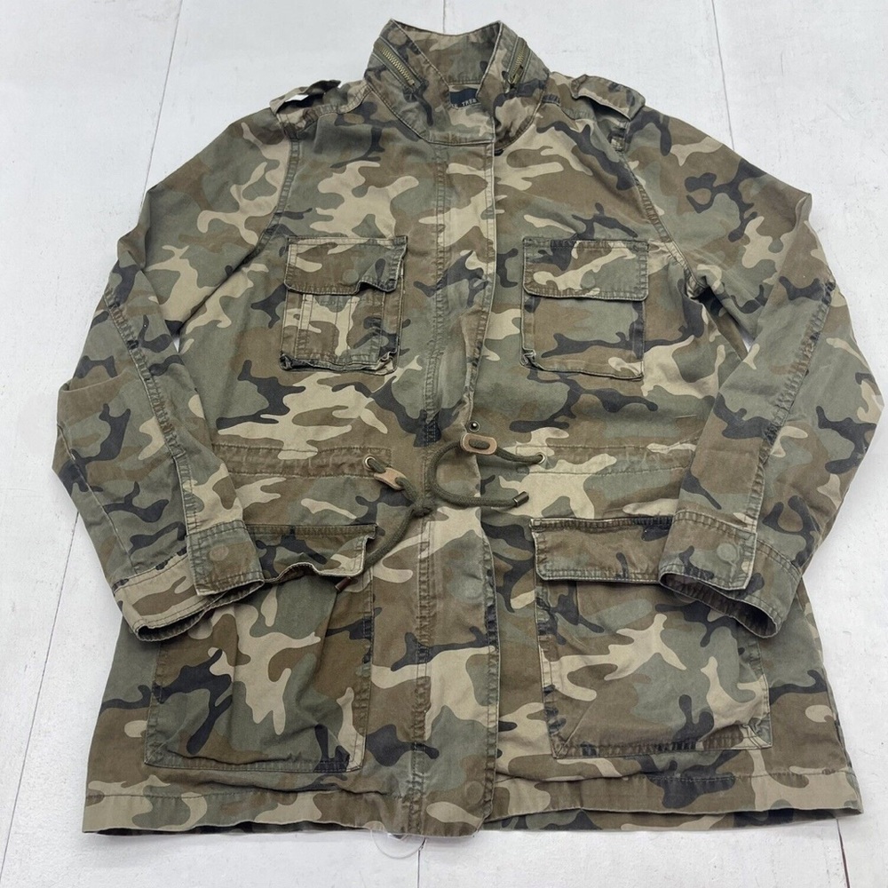 Camo Cargo Jacket | Camouflage Utility Jacket | Boutique Love Tree | Size: Small